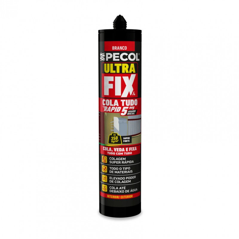 Cola e Veda Rápida Branco ULTRAFIX 280ML PECOL