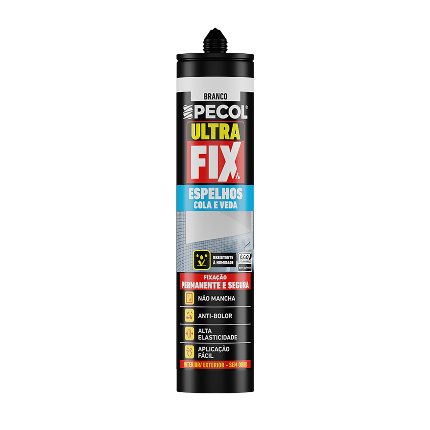 Cola Espelhos ULTRAFIX Branco PECOL
