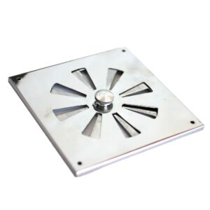 Grelha Regulavel 12X12cm Inox
