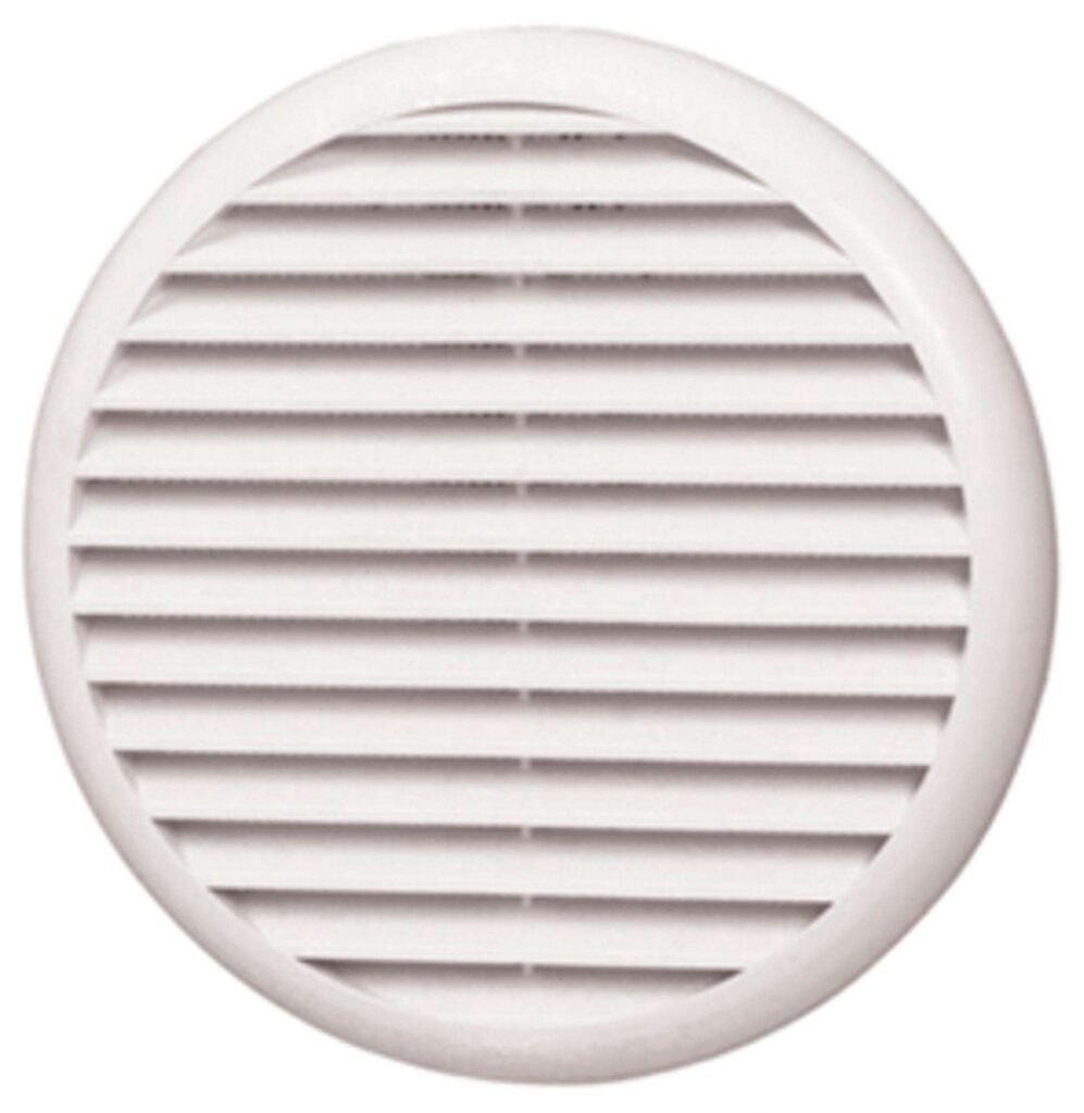 Grelha ventiladora redonda PVC