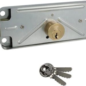 Fechadura metálica para fechos de persianas metálicas enroláveis