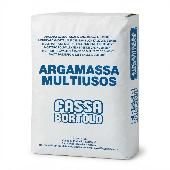 ARGAMASSA REBOCO INTERIOR/EXTERIOR FASSA MULTIUSOS MANUAL 25KG CINZA