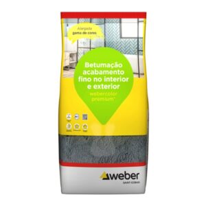 Betume para juntas WEBERCOLOR PREMIUM + classic branco 5 kg