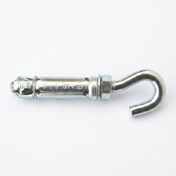 Camarão aberto 8mm com bucha