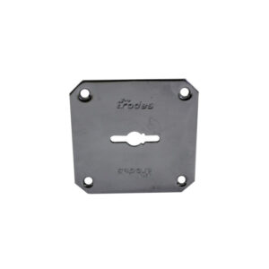 Espelho Quadrado 2500 Rodes - Chv. Telesc. - Inox