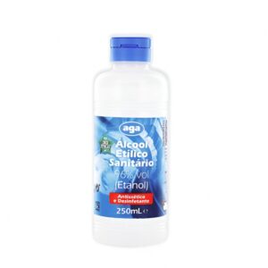 Álcool Etílico Sanitário 96% Aga 250ml