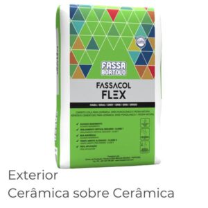 Cimento Cola Exterior Fassacol Flex Cinza 25KG C2TE