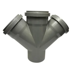 FORQUILHA DUPLA 45º PVC