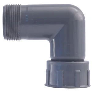 JOELHO 90º 90º GIRATORIO COLETOR PVC 1" M-F