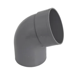 JOELHO 67º PVC M-F CINZA