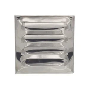 Grelha de ventilação 12X12 cm Inox