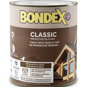 Protetor madeira exterior acetinado Castanho 0,75 L Classic Bondex
