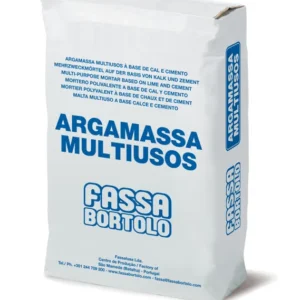 ARGAMASSA REBOCO INTERIOR/EXTERIOR FASSA MULTIUSOS MANUAL 25KG CINZA
