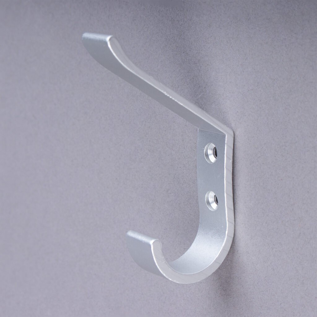 CABIDE DUPLO ALUMÍNIO 85x55x16mm