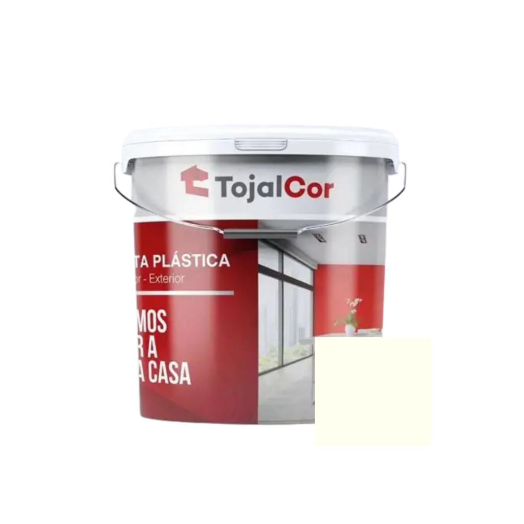 Tinta Plástica Interior - Exterior Marfim 1 L