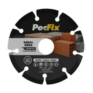 Disco De Corte 115 Pedra PecFix