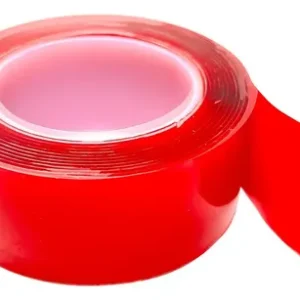 Fita Adesiva Dupla Face Vermelha 25 Mm X 10