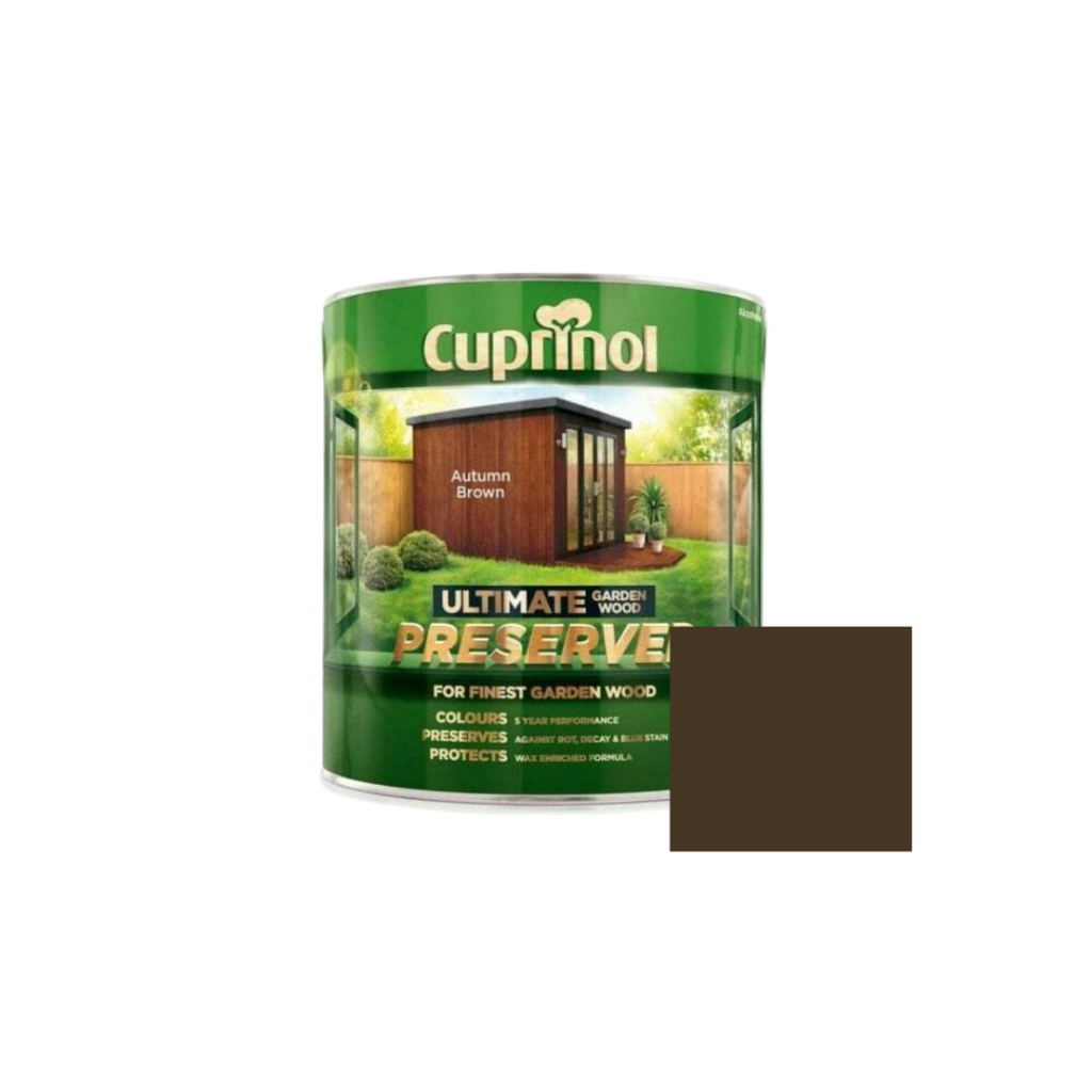 Cuprinol Para Madeira Dissoltin Castanho 1L