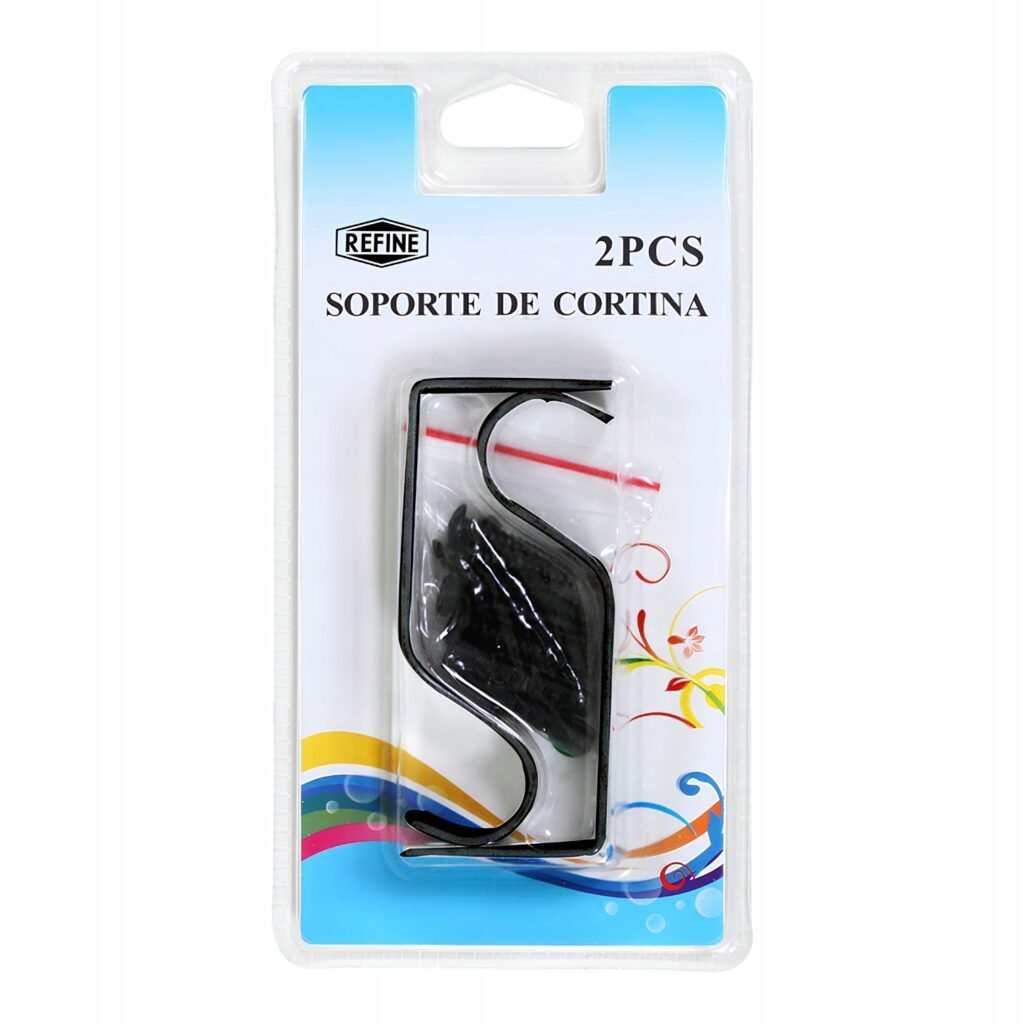 Suporte simples para varão de cortina de alumínio