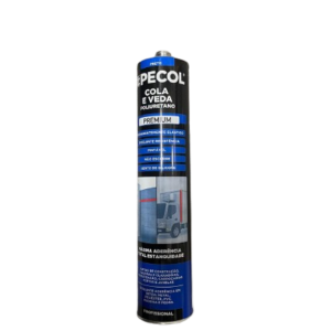 Cola E Veda Poliuretano Preto Pecol