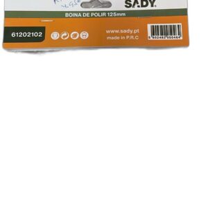 Boina de polir Sady 125mm
