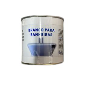 Esmalte sintético branco para banheiras