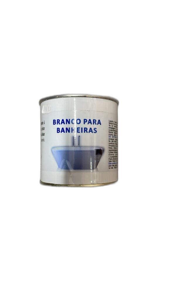 Esmalte sintético branco para banheiras