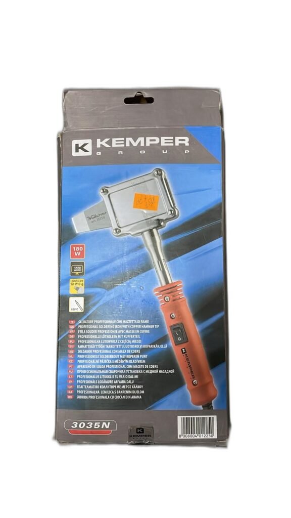 aparelho de solda profissional com macete de cobre Kemper