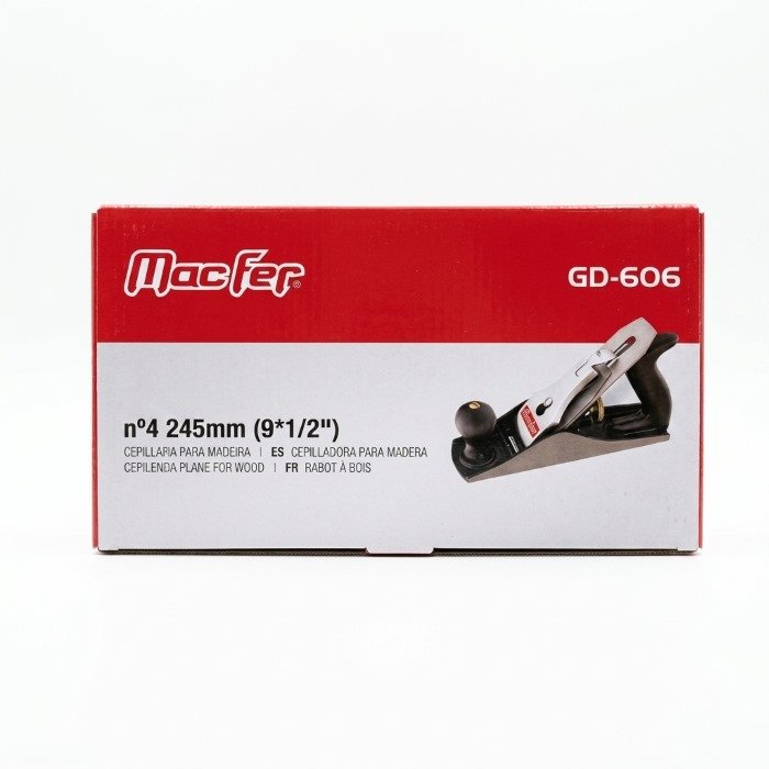 plaina para madeira 245mm Macfer