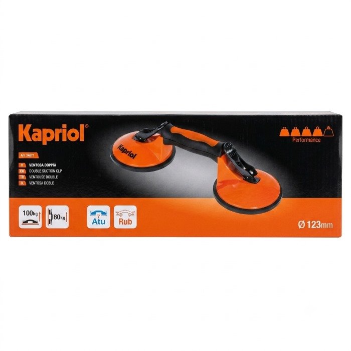 ventosa dupla Kapriol 123mm
